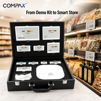 COMPAX 3.7 İnç İç Mekan Kablosuz Ağ Geçidi IP65 Elektronik Raf Etiketleri, Perakende Mağazaları için Grafik Bulut Sistemi ile