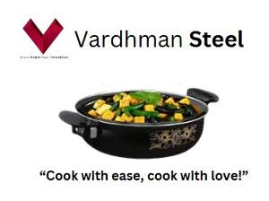 Venta al por mayor sostenible de hierro Kadhai esmalte recubierto Wok Pan utensilios de cocina de hierro fundido con características de vidrio y plástico para cocinar - Product Image 2