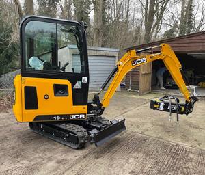 Buy Good Condition Wholesale JCB 19C-1 Full Cab Crawler Mini Excavator for Engine 120kW Power High Digging Power - Product Image 6