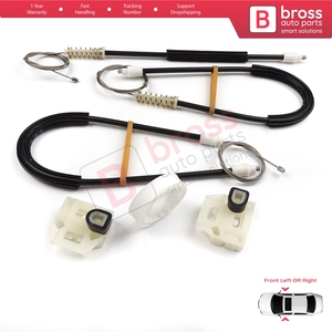 Kit de réparation de lève-vitre BWR558 pour porte avant Leon MK1 1M1 1999-2006 Toledo MK2 1M2 1998-2004 4/5 portes 1M0837461A 1M0837462A - Product Image 5