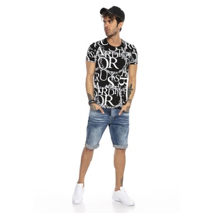 Camiseta Estampada Personalizada al por Mayor para Hombre, Ropa de Verano Informal con Cuello Redondo, Camiseta Estampada para Hombre, Ropa de Exterior, Camiseta de Diseñador Personalizada - Product Image 4
