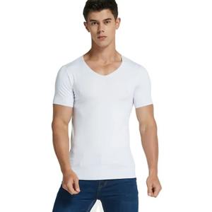 Vente en gros T-shirt surdimensionné personnalisé en coton pour hommes Slim Knit Design - Product Image 2