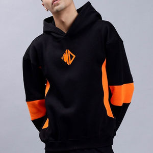 Sweat-shirts unis épais en molleton de coton surdimensionné personnalisés, poids lourd 350 400 480 Gsm, prix bas - Product Image 4