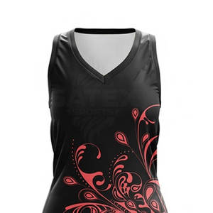 Uniforme de Netball para Niñas con Tela Elástica y Estilo Deportivo Moderno para Uso en Equipo - Product Image 5