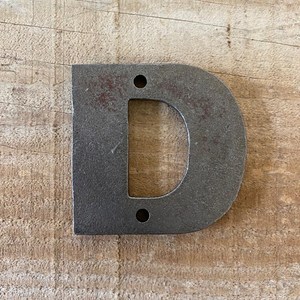 2023 letras del alfabeto de hierro fundido B letreros de casa rústica para puerta de pared de casa al aire libre colgante Hotel Oficina escuela restaurante placas - Product Image 3