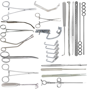 Set instrumen bedah operasi ortopedi dokter hewan Alps, Kit instrumen penguncian plat pemeriksaan 1.6 ortopedi