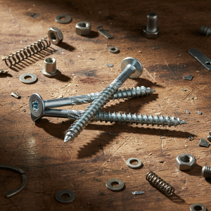 สกรูเกลียวปล่อยปลายแหลม หัว Torx เกลียวหยาบ เกรดอุตสาหกรรม คลาส 4.8 6.8 เมตริก/นิ้ว เหล็กกล้าคาร์บอน ชุบออกไซด์ดำ - Product Image 1