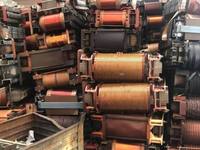 Noyau de transformateur électronique usagé avec enroulements en cuivre, qualité industrielle, ferraille de moteur HMS, pureté minimale 99,95%