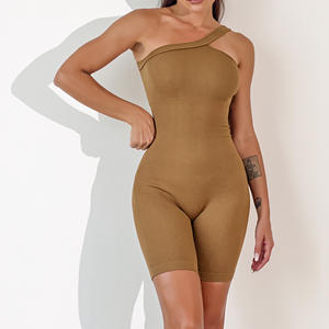 Mono ajustado nuevo de verano para mujer con cuello cuadrado y mangas cortas. Z0907 - Product Image 4