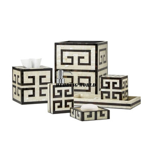 Ensemble de salle de bain de luxe fait à la main Qualité Premium Vente en gros Accessoires de salle de bain Taille personnalisée Nouvel ensemble de salle de bain - Product Image 3