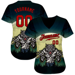 Maillot de baseball sur mesure OEM Design respirant avec impression numérique par sublimation et logo personnalisé - Product Image 2