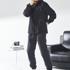 Venta al por mayor Deportes Sweatsuit Jogging Hombre Sudadera Con Capucha Chaqueta Pantalones Secado rápido Transpirable Fútbol Sweatsuit Warm up - Product Image 3