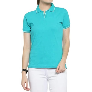 High Quality Pakistan Made <b>Women's</b> Casual for Shirts Knitted 100% Cotton Lightweight Breathable Quick Dry in Stock - Product Image 6