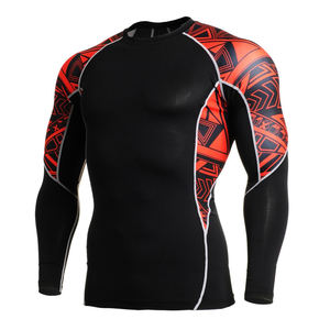 Camiseta de Compresión Rash Guard al por Mayor, Personalizada con Impresión, Manga Larga, Ropa de MMA, Logotipo y Etiqueta Personalizados, Nueva Camiseta Rash Guard - Product Image 4