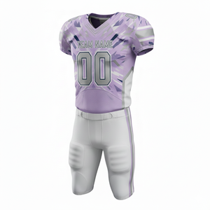 ชุดอเมริกันฟุตบอลแบบกำหนดเองสำหรับผู้ชายและเยาวชน ชุดกีฬาทีมแบบส่วนตัว รวมถึงเสื้อเจอร์ซีย์ระบายอากาศ กางเกง และไซส์พลัส - Product Image 4