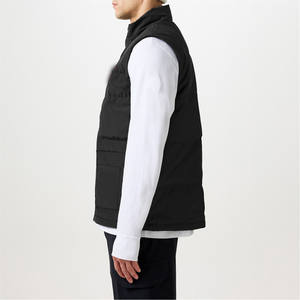 เสื้อกั๊กขนเป็ดโพลีเอสเตอร์สำหรับผู้ชายเสื้อแจ็คเก็ตแขนกุดกันน้ำเลือกสีใส่สบายได้เอง - Product Image 3