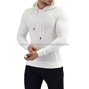 Veste noire unisexe en coton et polyester 100% pour hommes pour l'hiver Sweat à capuche zippé lourd avec logo personnalisé - Product Image 1