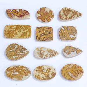 Lote de ágata dendrítica Psilomelane Natural, lote de piedra de cabujón a granel, piedras preciosas sueltas curativas, fabricación de joyas de piedra hecha a mano suave - Product Image 6