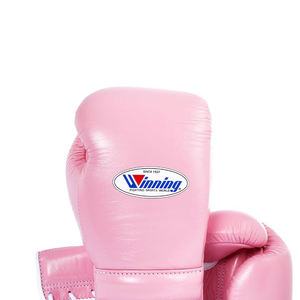 Guantes de boxeo rosas Alta calidad Personalizar Guantes de boxeo ganadores rojos Boxeo ganador Precio al por mayor 2025 Último modelo - Product Image 2