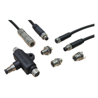 Conector Hembra Tipo Y M12 M8, Acoplador en T, IP67 Impermeable, Montaje en Panel, Receptáculo, Certificado CE