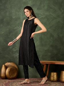 Kurta Informal Ligera de Primera Calidad con Pantalón a Juego para Mujer Disponible a Precio Directo de Fábrica - Product Image 4