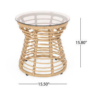 Table d'extrémité extérieure en verre - Product Image 4
