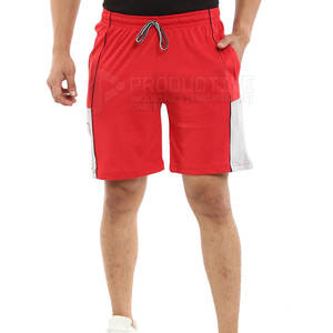 Pantalones Cortos de Algodón para Hombre de Cintura Media, de Alta Calidad, Secado Rápido, Color Personalizado, Cierre con Cordón, Logotipo Personalizado, Servicio OEM - Product Image 1