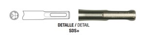 Scalpello piatto SDS 14x250x40mm. (Mota WSC1440) - Product Image 2