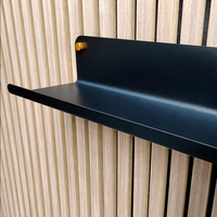 EAZART Accessoires pour panneaux acoustiques décoratifs, crochet d'étagère multifonctionnel, panneau acoustique décoratif en PET avec panneau mural suspendu