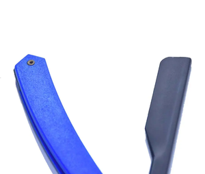 Vente chaude 2024 nouveau rasoir en acier de bord de barbier pliant porte-couteau de rasage outils de barbe rasage durable rasoir droit - Product Image 3