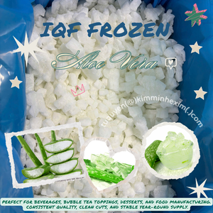 Cubos de Aloe Vera Congelados IQF de Calidad de Exportación para Bebidas y Postres - Product Image 2