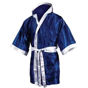 Novedad 2025: Batas de Boxeo Personalizadas de Alta Calidad en Poliéster/Algodón, Estilo Profesional, Secado Rápido, Unisex - Product Image 3