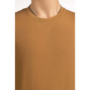 เสื้อยืดคอตตอนออร์แกนิค 100% ทรงเข้ารูป ผ้าเนื้อหนา 200 กรัม รุ่น 305MN-TS-SS25 สำหรับออกกำลังกาย สีพื้น - Product Image 2