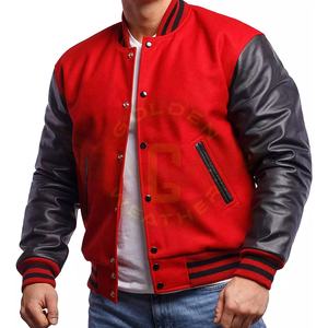 Chaqueta personalizada para hombre, ropa masculina de invierno, lisa, informal, de color sólido, barata, de la Universidad de paquistaní - Product Image 1