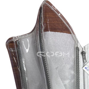 Wholesale Clear <b>PVC</b> Waist Trainer Hourglass Silhouette Overbust Lingerie Corset with Heavy Duty Steel Boning - Product Image 6