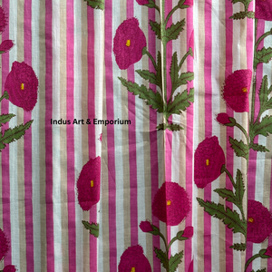 Tela de Algodón Orgánico Ecológico 60S60S con Estampado a Mano para Decoración del Hogar, Manualidades, Cortinas y Ropa para Niños - Product Image 3