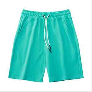 2025 nouvelle mode hommes Fitness sport Shorts en gros imprimé coton polaire Sweat Shorts motif solide - Product Image 6