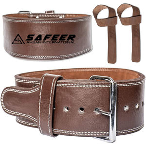 Cinturón de Cuero Vacuno de Alta Calidad, Antideslizante, Personalizable, Unisex, para Levantamiento de Pesas, Powerlifting y Fisicoculturismo, para Gimnasio - Product Image 4