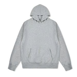 Sudadera con capucha recortada de gran tamaño para mujer de alta calidad, diseño personalizado, sudaderas con parte inferior recortada de lana gruesa de algodón, novedad de 2024 - Product Image 2