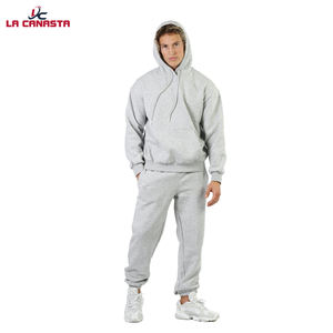 ชุดวอร์มแบบสวมหัวมีฮู้ดของผู้ชายชุดวอร์มผ้าโพลีเอสเตอร์/ ผ้าฝ้ายผ้าโพลีเอสเตอร์/ ผ้าคอตตอนไซส์ใหญ่พิเศษใส่สบาย2023 - Product Image 6