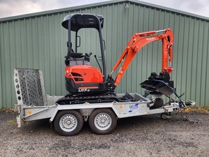 Miniexcavadora de 4 toneladas usada en Japón Kubota U40 excavadora pequeña de segunda mano Kubota U40 excavadora sobre orugas para granja forestal EPA - Product Image 3