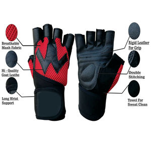 Design Your Own Half-Finger Fitness Gym Gloves for Workout and <b>Weight</b> <b>Lifting</b> Custom Exercise Gear for Sports Use - Product Image 3