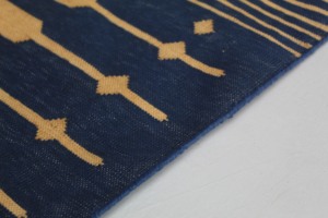 Alfombra de área de algodón hecha a mano, alfombra geométrica lavable de gran tamaño para exportación - Product Image 4