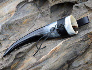 Jarra pulida de cuerno para beber de jarra hecha a mano personalizada para aficionados a la cerveza y el hidromiel artesanías naturales hechas a mano - Product Image 3