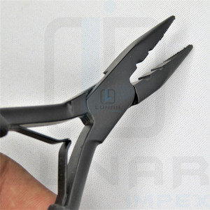 Petit kit d'outils d'extension de cheveux facile à transporter de couleur noire mate avec disponibilité d'étiquetage de logo de marque personnalisé - Product Image 3