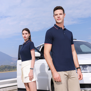 Chemise de golf pour homme en coton piqué tricoté de haute qualité 2024, logo brodé personnalisé, coupe ajustée et respirante - Product Image 5