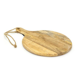 Planche à découper de cuisine ronde Planche à découper en bois artisanale - Product Image 4
