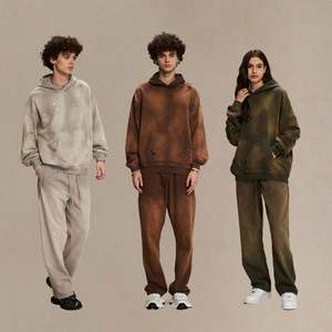 Sudaderas con capucha de hombre con logotipo personalizado 100% algodón negro ácido lavado básico bajo MOQ Winter Essentials - Product Image 3