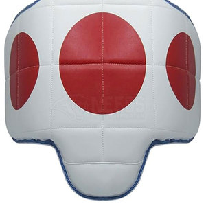 Protector de pecho de cuero de alta calidad superventas, equipo de entrenamiento profesional de boxeo y MMA con patrón de impresión único - Product Image 5