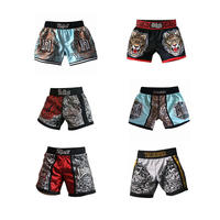 Service OEM en gros, shorts de compression personnalisés en toile de coton/élasthanne, solides, décontractés, pour UFC, kickboxing, MMA, sublimation personnalisée pour hommes